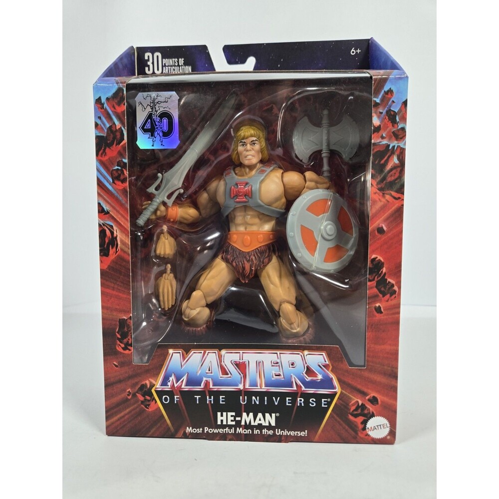 Masters Universe Masterverse He-Man 40th Anniversary HJH58 7in Figure New Mattel